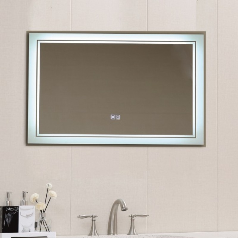 Огледало за баня с вградено LED осветление "Touch screen"  ICL 1815 - цена: 199.00лв.
